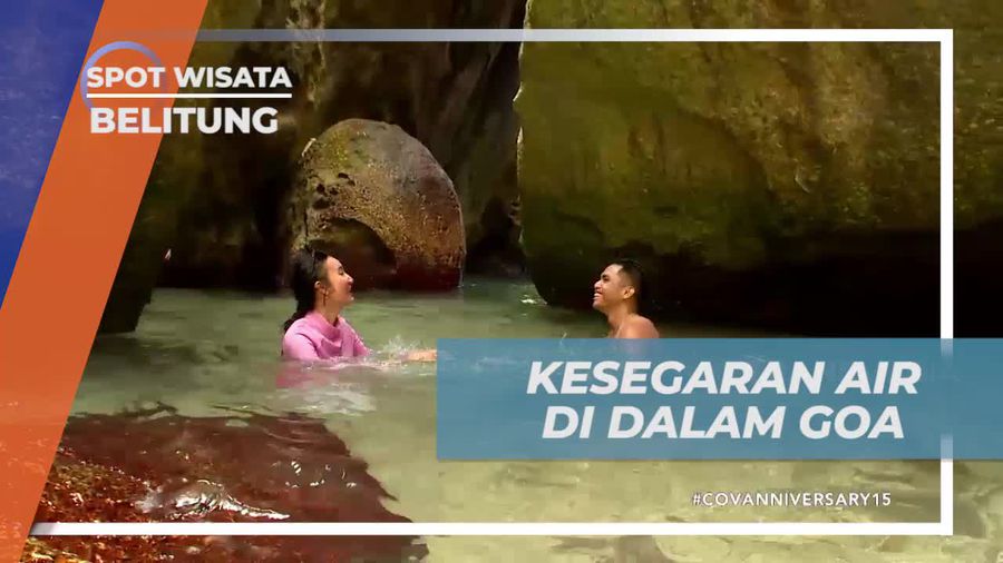 Menikmati Kesegaran Air di Dalam Goa Tanjung Klayang Belitung