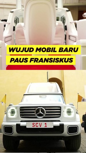 Video: Mewahnya Mobil G-Class Baru Paus Fransiskus