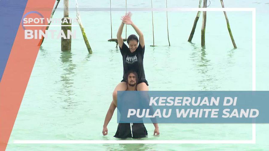 Nikmati Keseruan di Pulau White Sand Bintan dengan Bermain Ayunan Laut