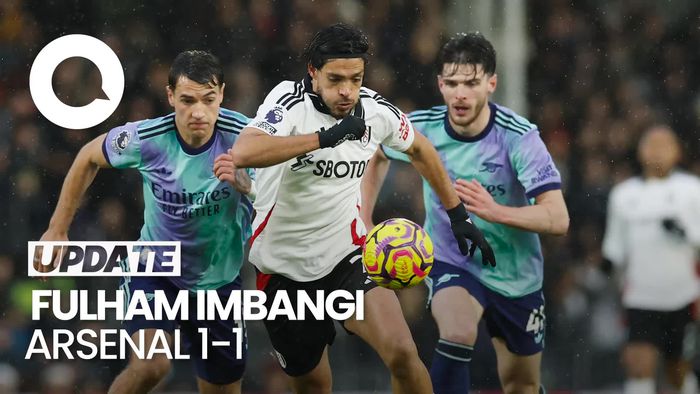 Video Hasil Liga Inggris: Fulham Tahan Imbang Arsenal 1-1