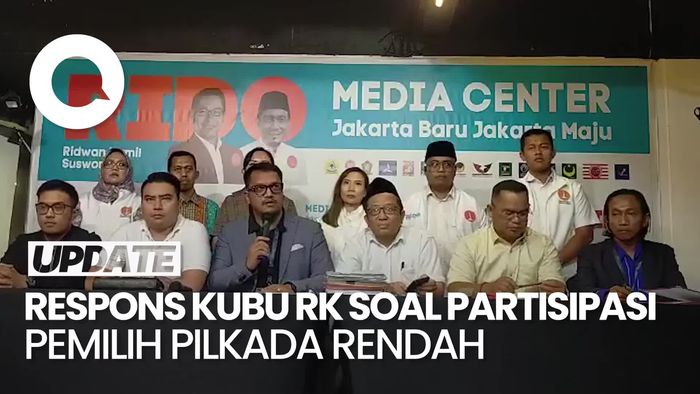 Video: Kubu RK Soroti Rendahnya Pemilih Pilkada, Partisipasi Hanya 53 Persen