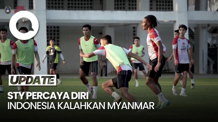 Video Shin Tae-yong Pede Timnas Indonesia Bisa Atasi Myanmar