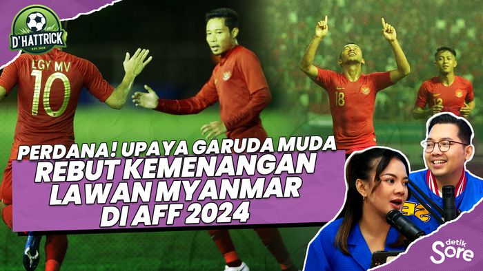 Perdana! Upaya Garuda Muda Rebut Kemenangan Lawan Myanmar di AFF 2024