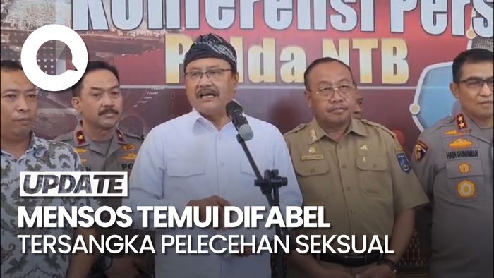 Video Mensos Temui Difabel Tersangka Pelecehan Seksual di Polda NTB