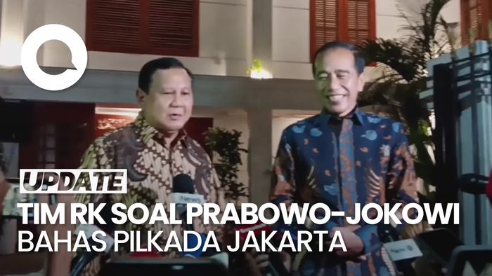 Video Pertemuan Prabowo-Jokowi, Tim RK: Pasti Bahas Kepentingan Negara-Rakyat