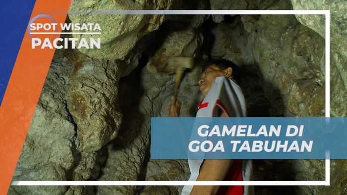 Bermain Gamelan Unik di Goa Tabuhan, Pacitan  