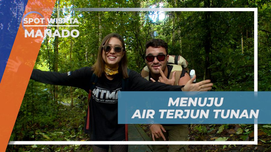 Mendaki Hutan Menuju Air Terjun Tunan, Manado  