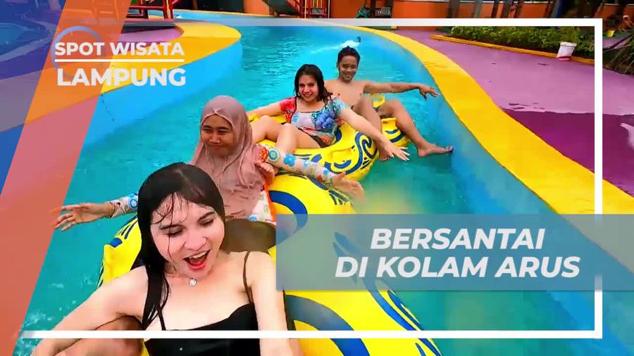 Bersantai dan Menikmati Keindahan Alam di Kolam Arus Lampung