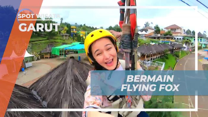 Merasakan Keseruan Bermain Flying Fox di Garut