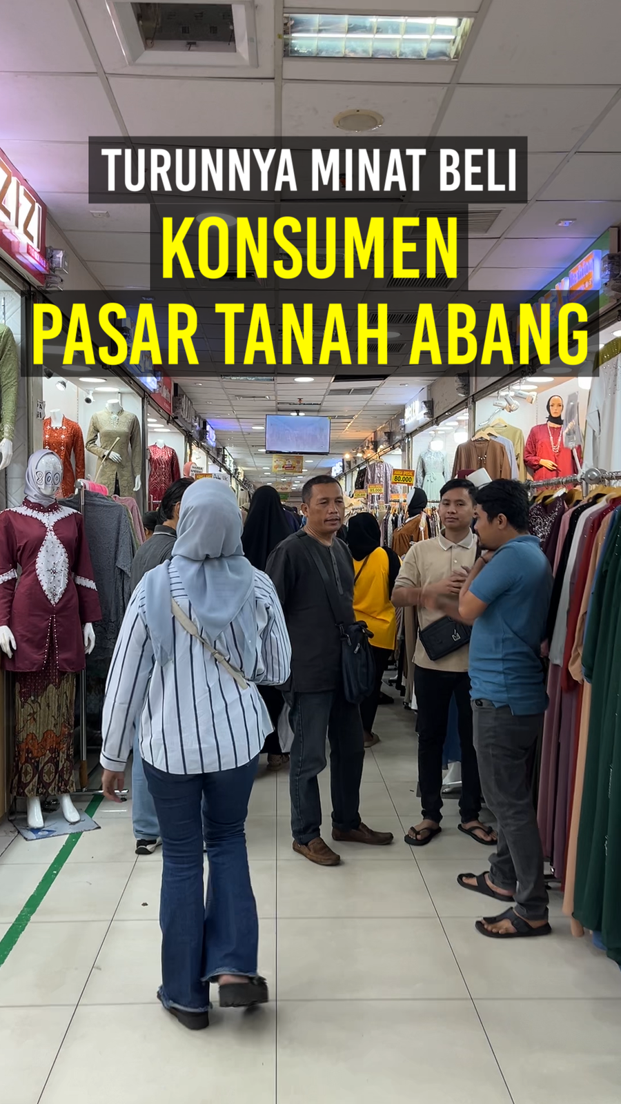Video: Situasi di Pasar Tanah Abang Jelang Penghujung Tahun 2024