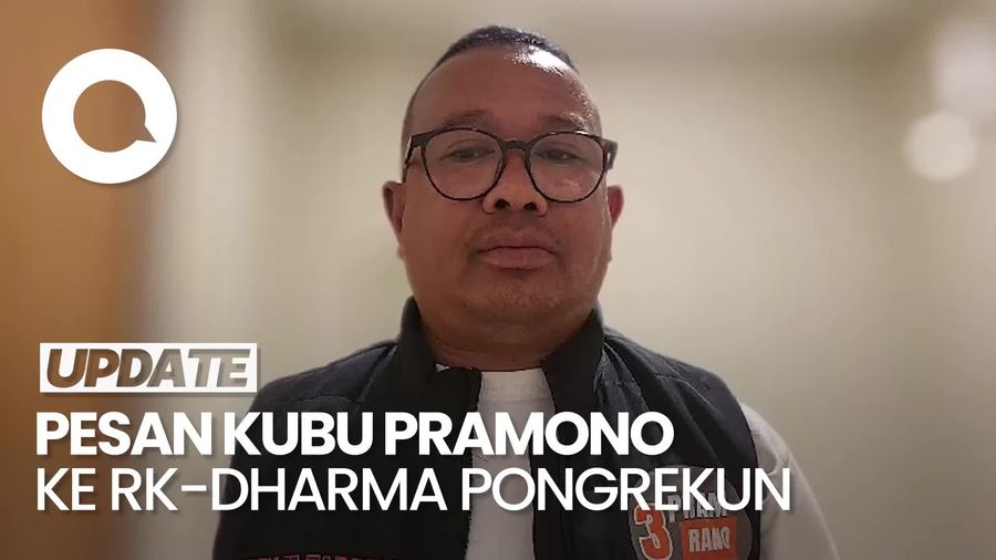 Video Kubu Pramono Ucapkan Terima Kasih ke Paslon 01-02: Mari Bangun Jakarta