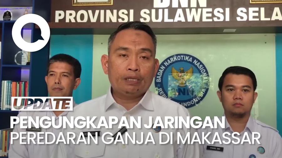 Video: Terbongkarnya Jaringan Pengedar Ganja di Makassar, 3 Orang Ditangkap