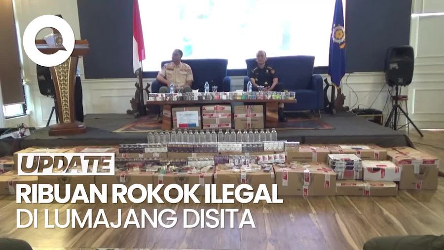 Video 7.199 Rokok Ilegal Disita dari 210 Toko Kelontong di Lumajang