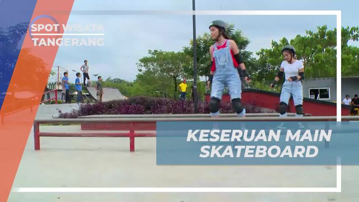 Serunya Bermain Skateboard di Tangerang