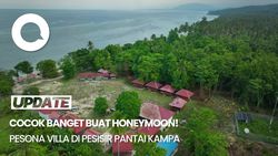 Pesona Villa dipesisir Pantai Kampa yang Cocok Banget Buat Honeymoon