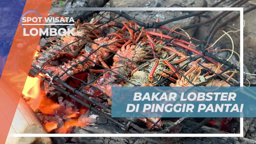 Bakar Lobster Nikmat di Pinggir Pantai Gili Petulu, Lombok