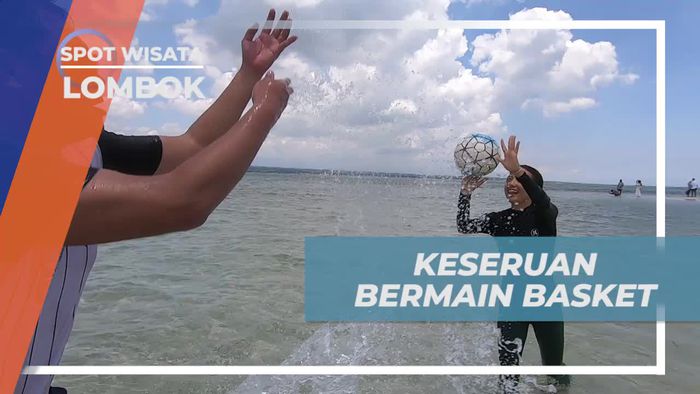 Menikmati Serunya Bermain Basket di Gili Pasir, Lombok
