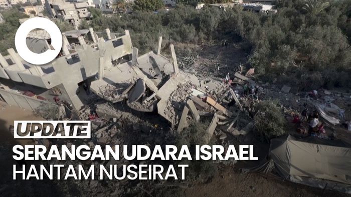 Video Serangan Udara Israel Tewaskan 7 Warga Palestina di Nuseirat