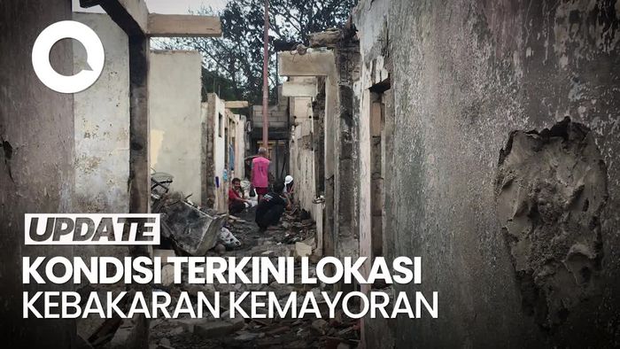 Video: Situasi Terkini di Lokasi Kebakaran di Kemayoran Jakpus