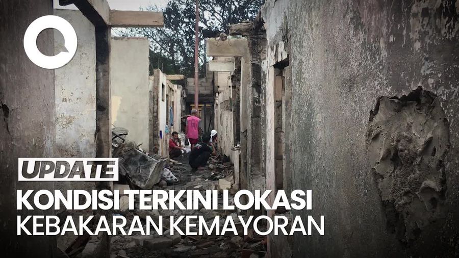 Video: Situasi Terkini di Lokasi Kebakaran di Kemayoran Jakpus