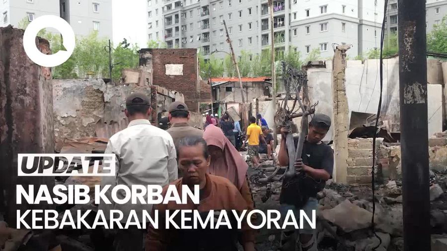 Video Pilu Korban Kebakaran di Kemayoran: Cuma Nyawa yang Diselamatkan