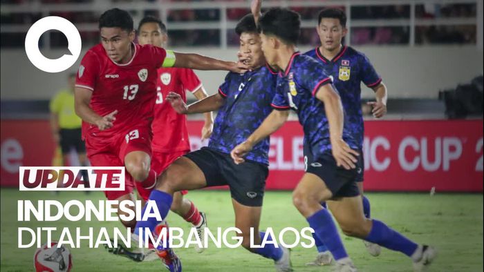 Video: Sengit! Indonesia Vs Laos Berakhir Imbang 3-3