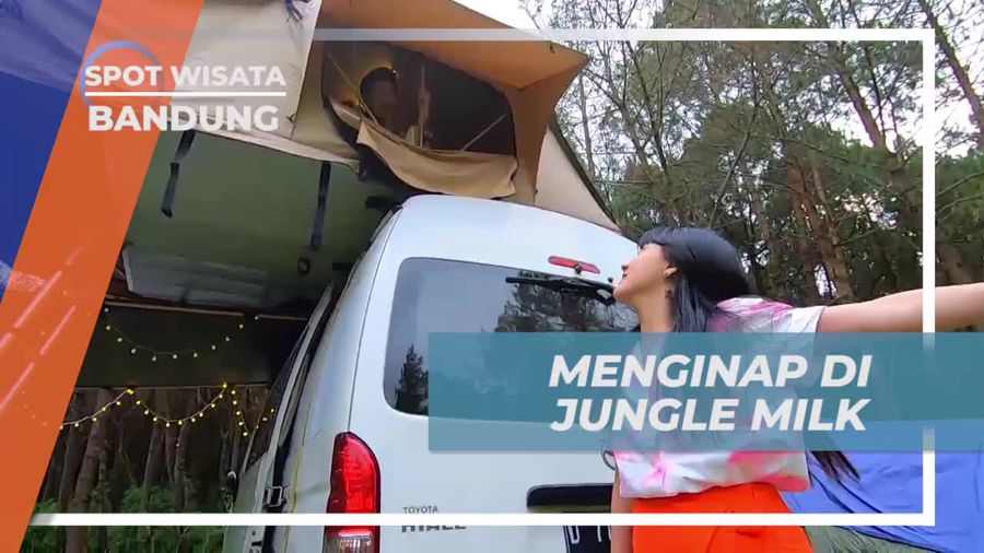 Menikmati Suasana Alam Asri di Jungle Milk, Bandung