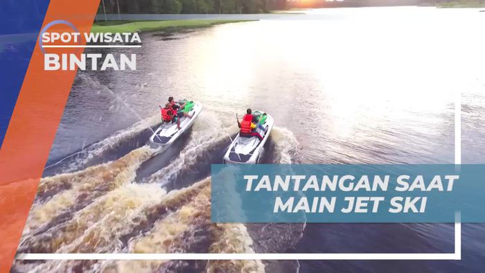 Tantangan Seru Bermain Jet Ski di Danau Lagoi Bay, Bintan