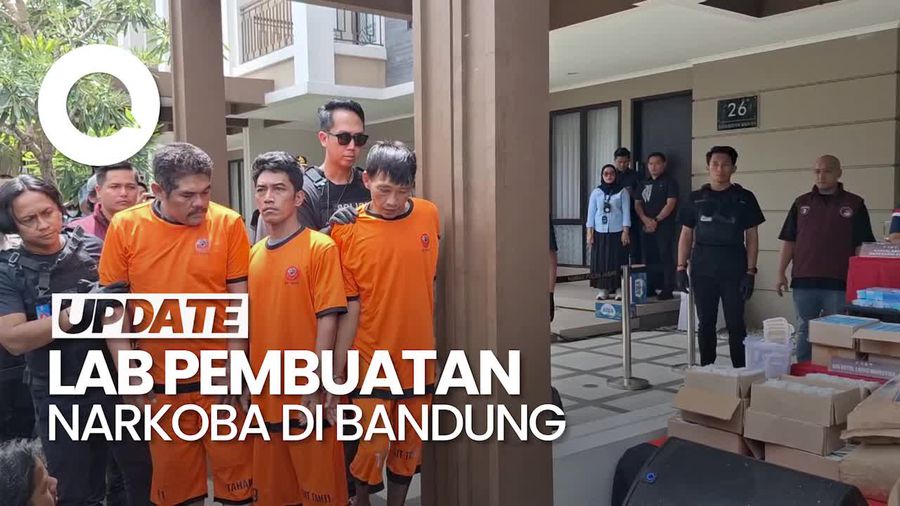 Video: Bareskrim Polri Bongkar Lab Narkoba di Perumahan Elit Bandung