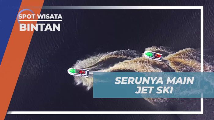 Keseruan Mencoba Jet Ski di Danau Lagoi Bay, Bintan