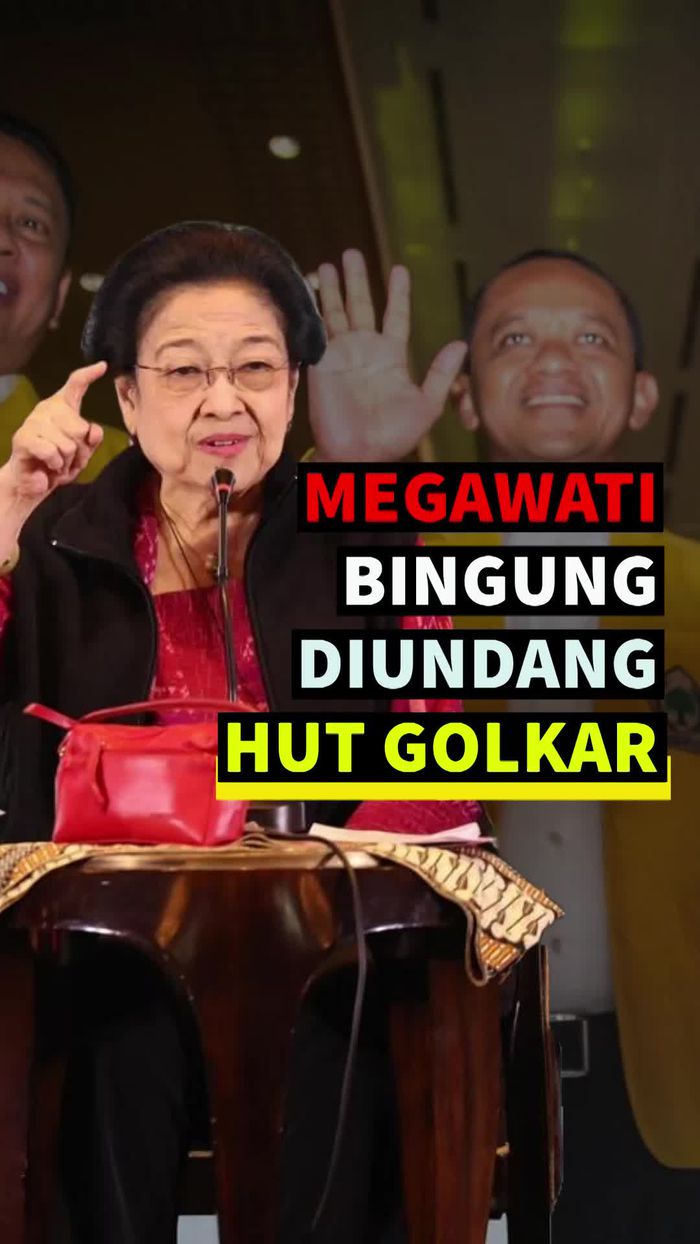 Video Mega Bingung Diundang ke HUT Golkar: Kan Aku Dimusuhi