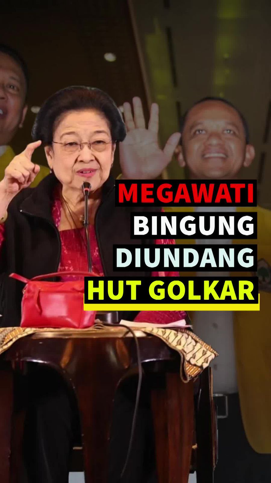 Video Mega Bingung Diundang ke HUT Golkar: Kan Aku Dimusuhi