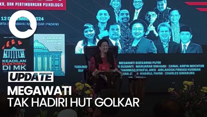 Video: Megawati Ogah Hadir ke HUT Golkar, Delegasikan ke Utut Adianto