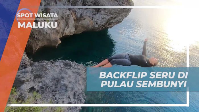 Menantang Adrenalin dengan Backflip saat Cliff Jump di Pulau Sembunyi, Maluku
