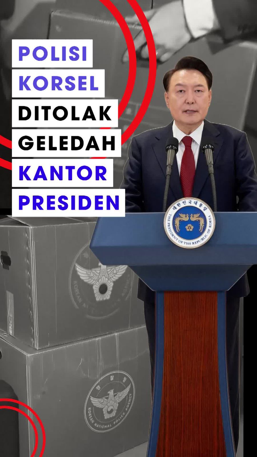 Video: Tegang! Polisi Dihalangi Paspampres saat Geledah Kantor Presiden Korsel