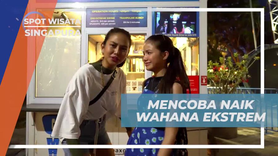 Menguji Nyali di Wahana Ekstrem GX-5 Swing, Singapura