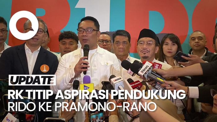 Video RK-Suswono ke Pramono-Rano: Kami Titip Aspirasi-aspirasi Pendukung RIDO 