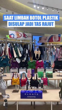 Video: Meraba Tekstur Tas dari Limbah Jaring Ikan hingga Botol Plastik