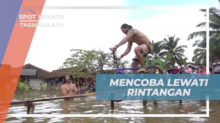 Mencoba Lagi Menaklukkan Rintangan Naik Sepeda di Kampung Datar Wangi Tasikmalaya