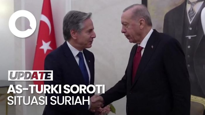 Video: Blinken Temui Erdogan di Ankara, Bahas Situasi Suriah