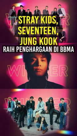 Video: Kemenangan Jung Kook BTS, SEVENTEEN, dan Stray Kids di #BBMAs 2024