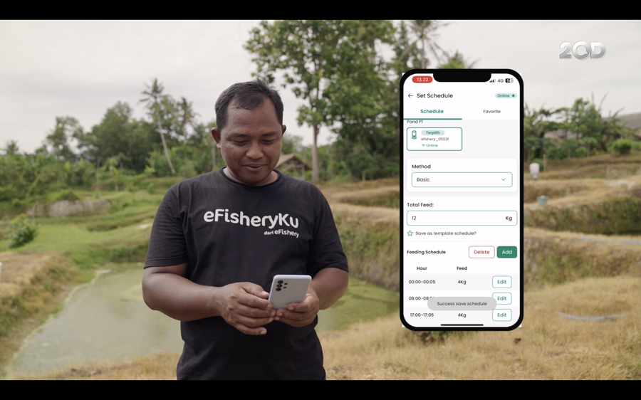 BAKTI Dorong Digitalisasi Perikanan di Lampung dengan Autofeeder