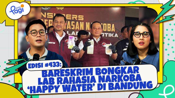 Bareskrim Bongkar Lab Rahasia Narkoba Happy Water di Bandung