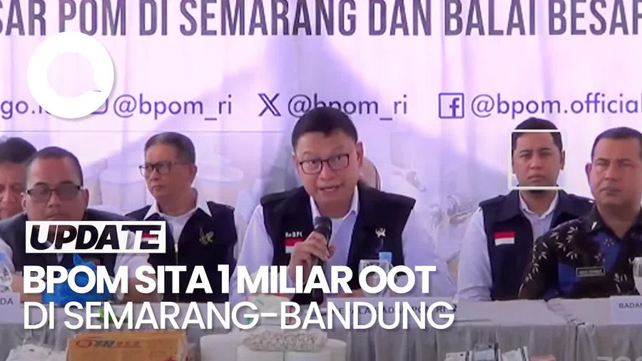 Video: BPOM Sita 1 Miliar Obat yang Disalahgunakan, Nilainya Capai Rp398 M