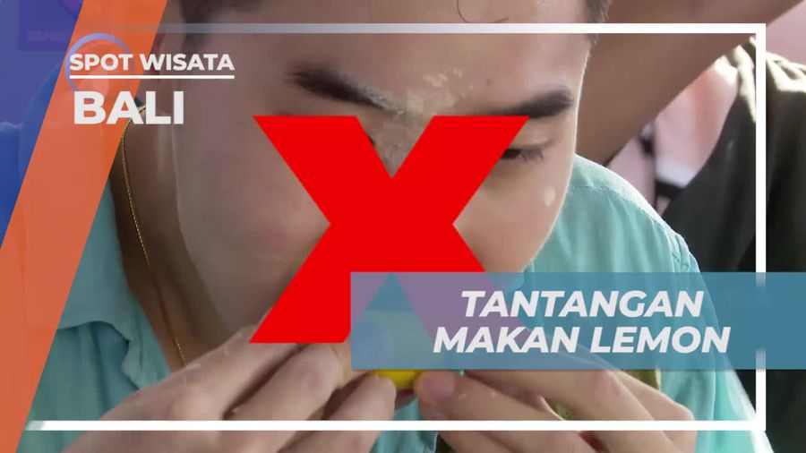 Tantangan Unik Makan Lemon Tanpa Ekspresi di Bali