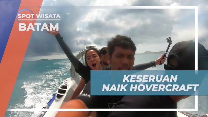 Merasakan Sensasi Unik Mengendarai Hovercraft di Kepri Coral, Batam