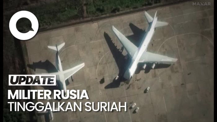 Video: Penampakan via Satelit, Militer Rusia Angkat Kaki dari Suriah