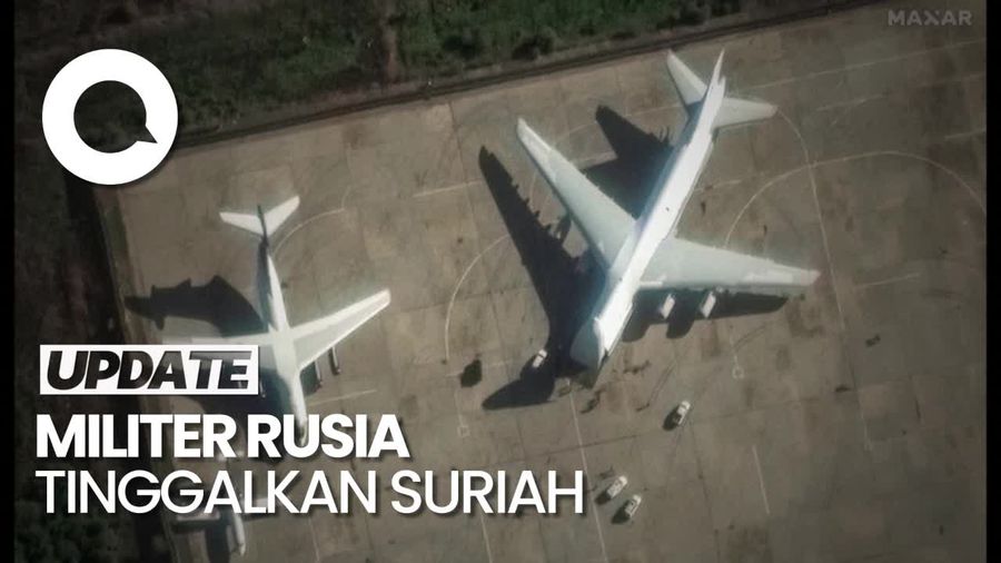 Video: Penampakan via Satelit, Militer Rusia Angkat Kaki dari Suriah