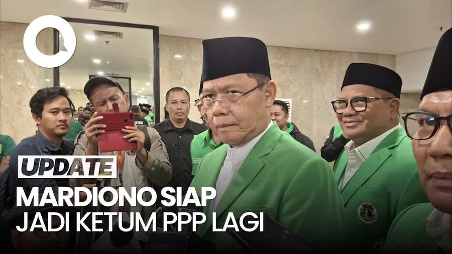 Video Mardiono soal Jadi Ketum PPP Lagi: Kalau Diberi Amanah, Saya Jalankan