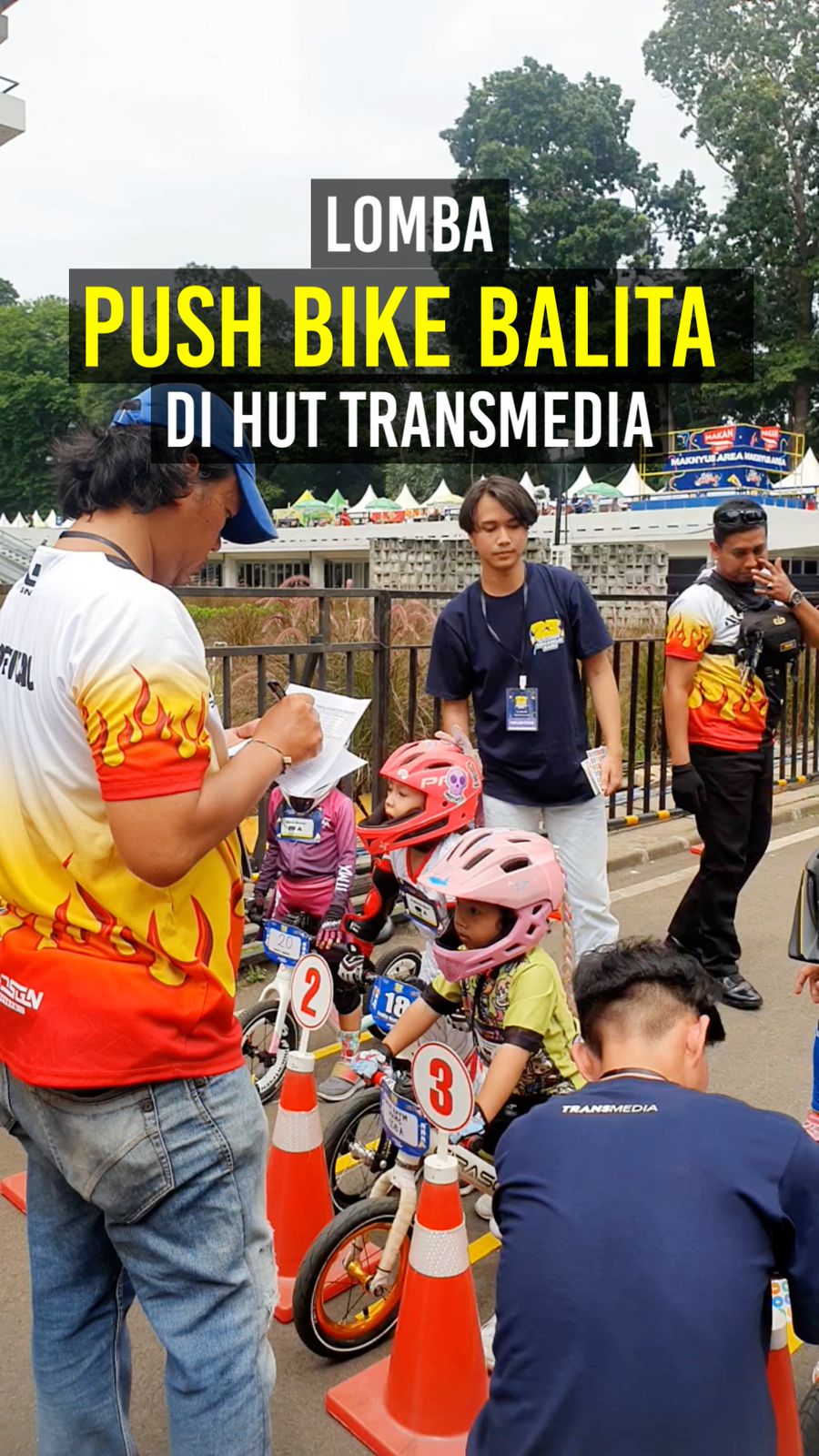 Video: Antusiasme di Lomba Push Bike Balita HUT Transmedia